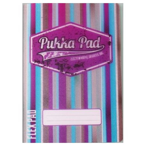 Zeszyt Pukka Pad Flex Pad Americano A5/60/80g kratka, Różowy